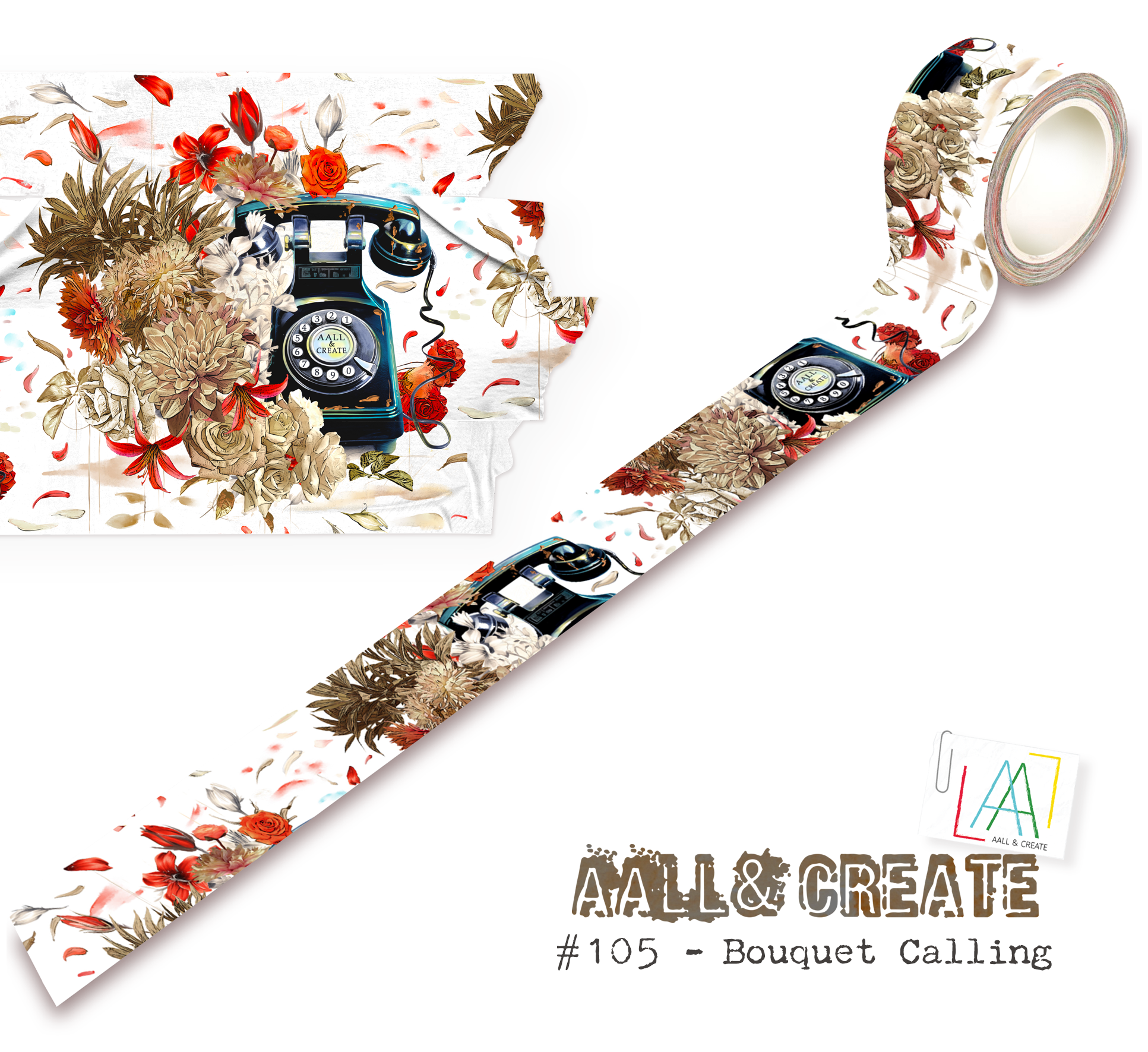 AALL and Create - Washi Tape - Bouquet Calling