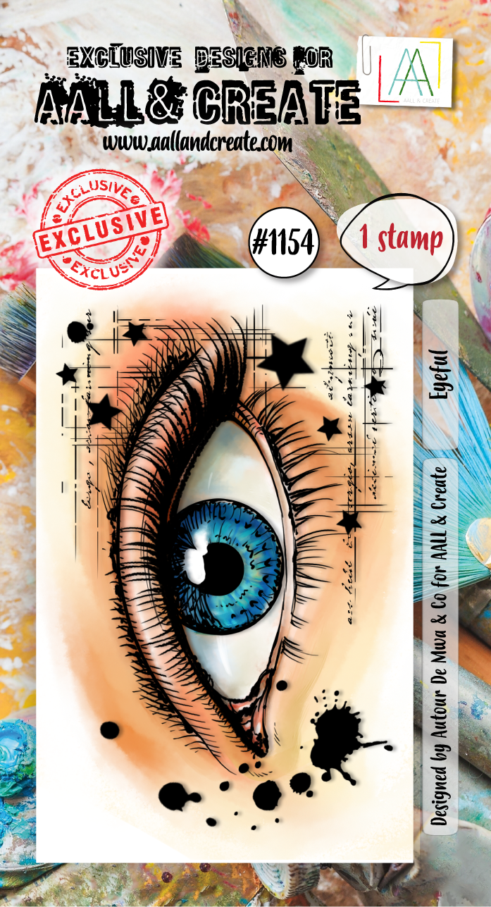 AALL and Create - A8 Stamp Set - Eyeful