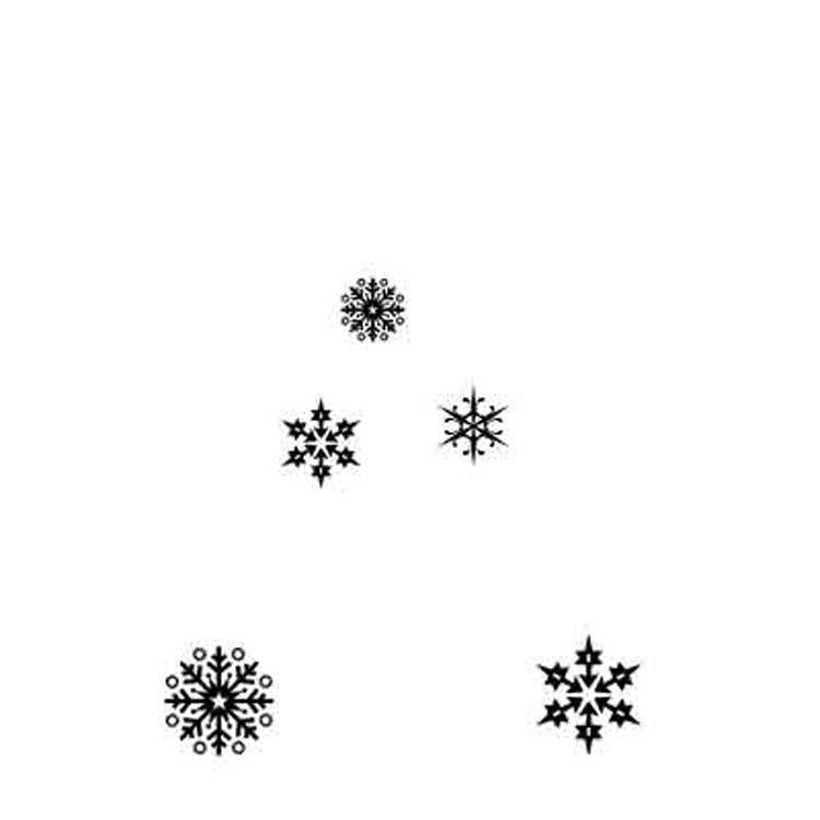 Lavinia Stamps - Snowflakes Large Stamp