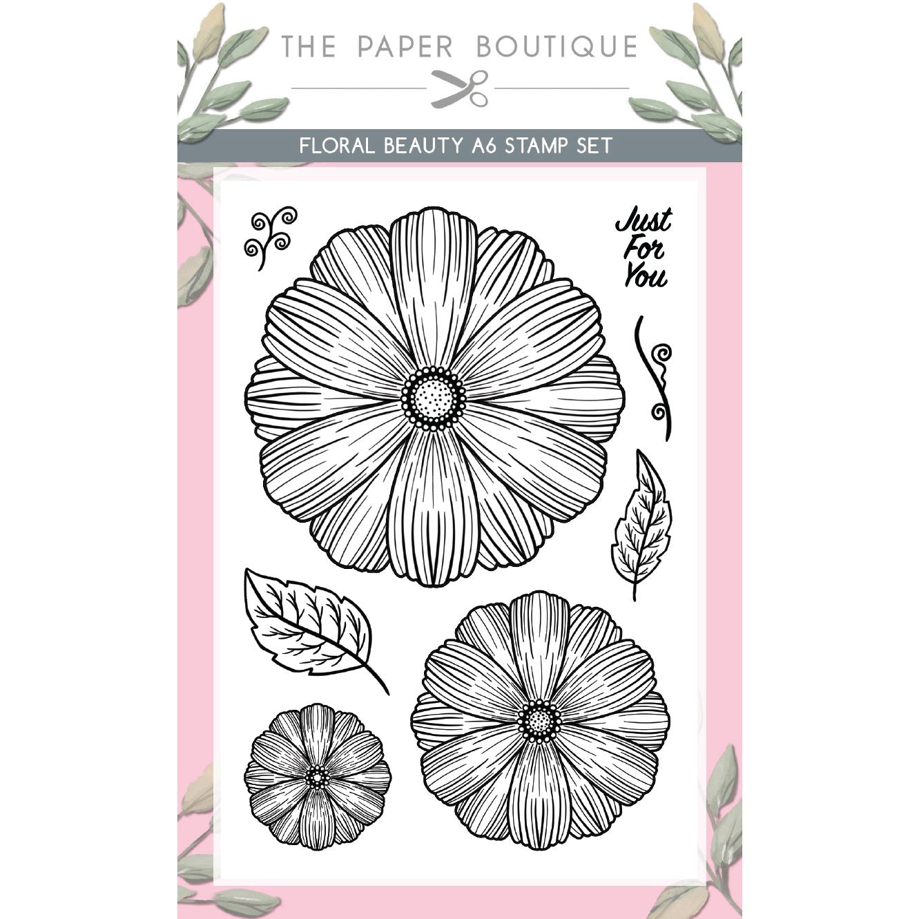 Floral Blooms A6 Stamp Set