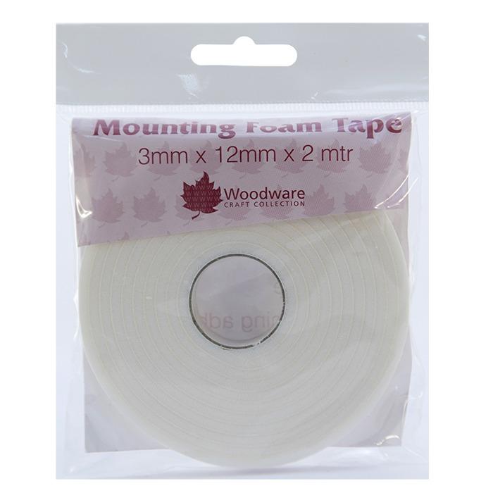 DOUBLE SIDED FOAM TAPE 2mm thick for card craft & decoupage