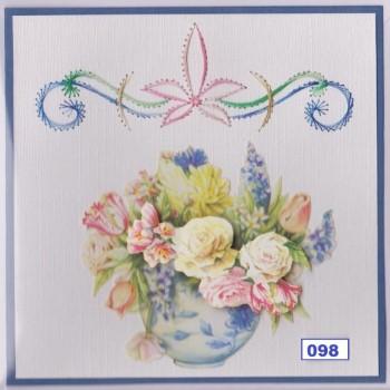 Embroidery Pattern Lily Flower