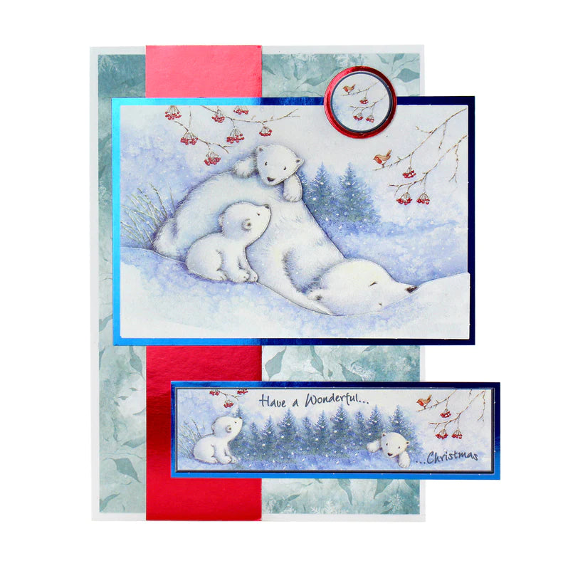 Die Cut Decoupage – Polar Bears (Pack Of 3)