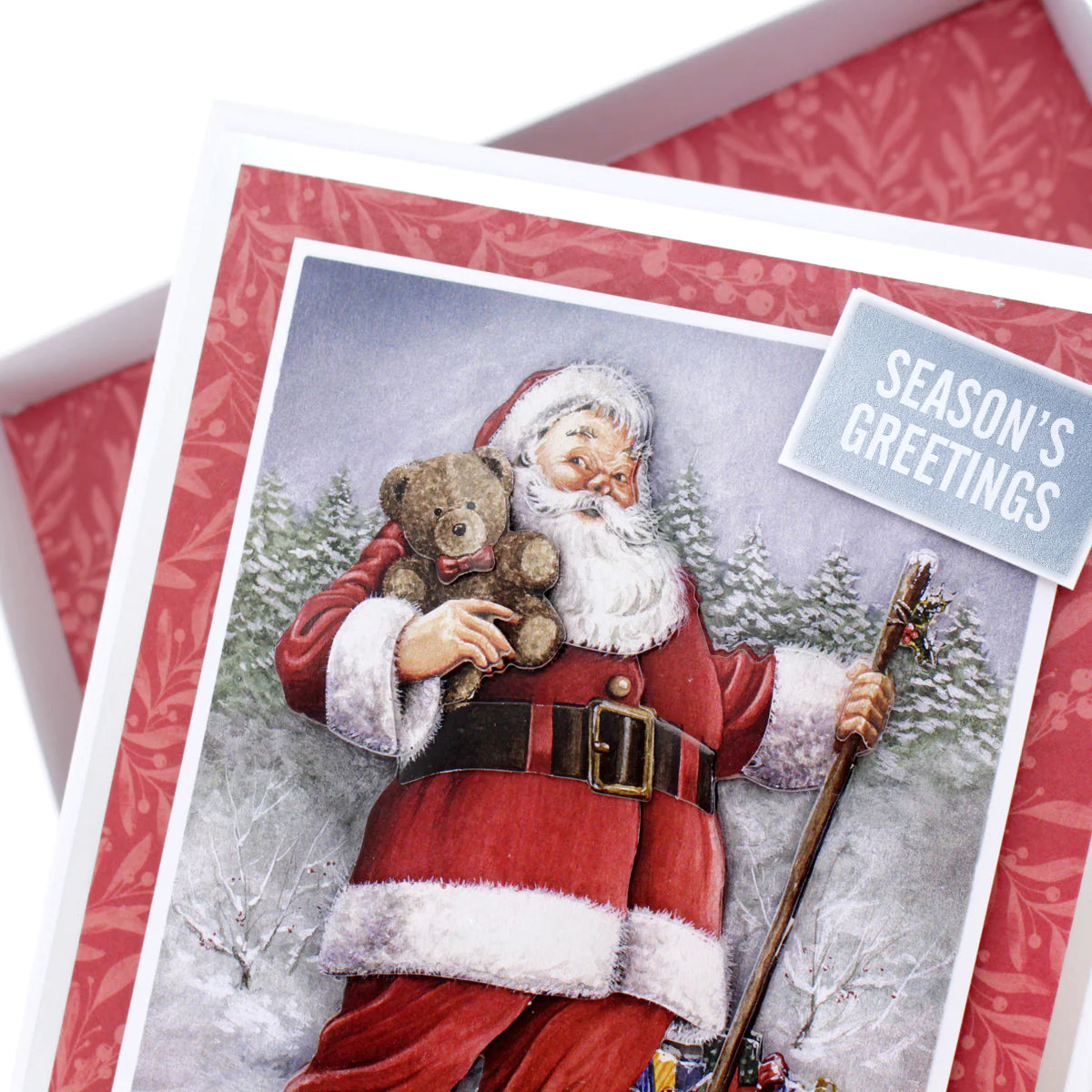 Die Cut Decoupage – Father Christmas (Pack Of 3)