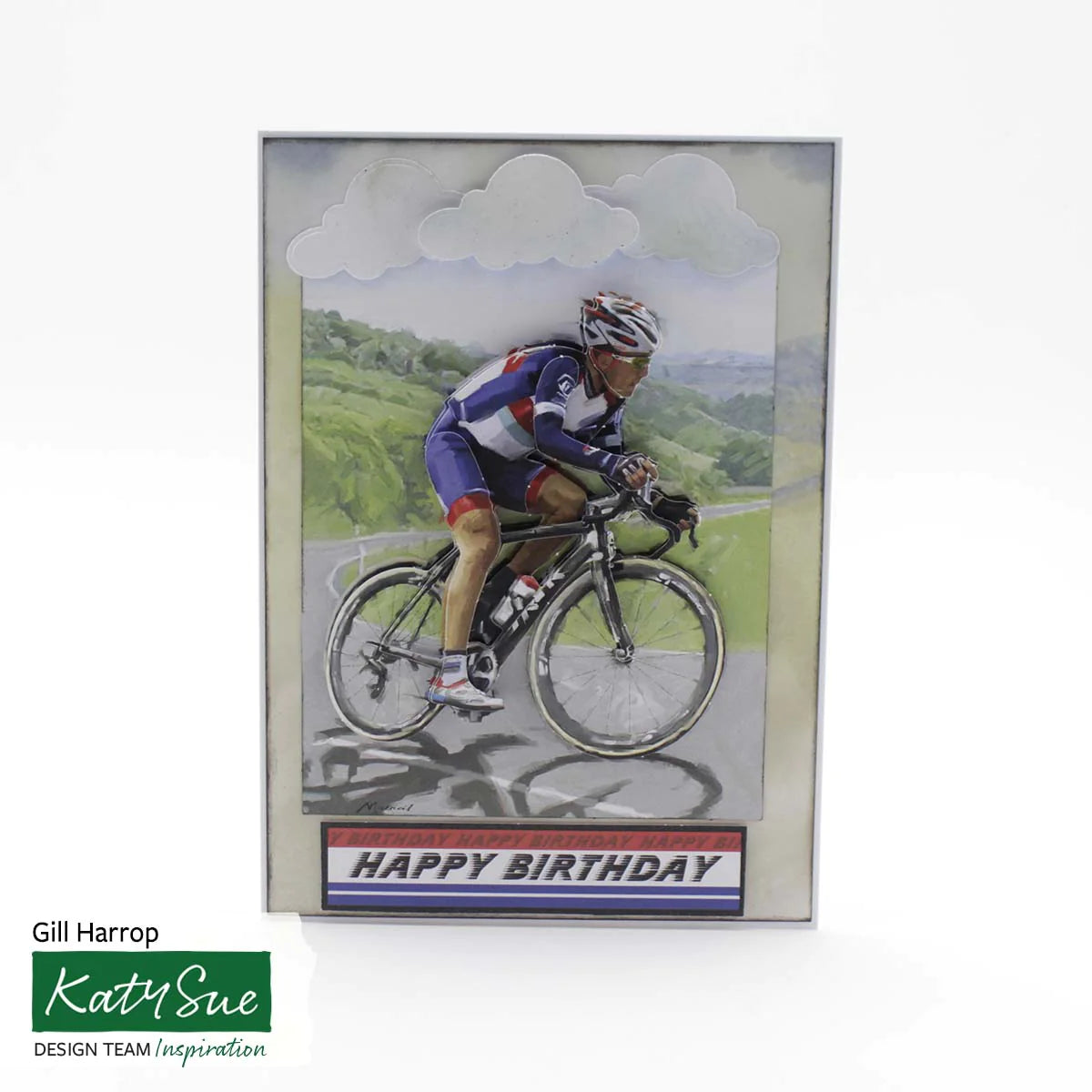 Die Cut Decoupage – Cycling (Pack Of 3)