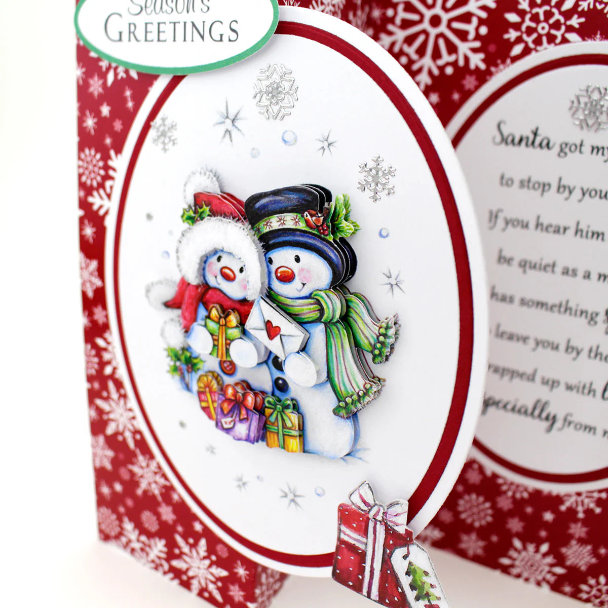 Die Cut Decoupage – Snowmen Scenes (pack of 12)