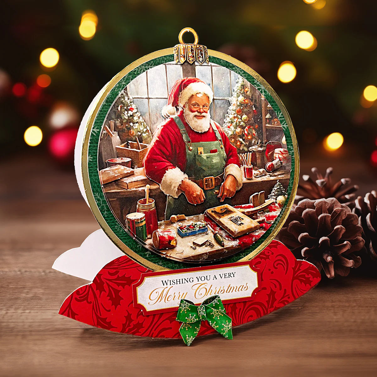 Die Cut Decoupage – Christmas Bauble Selection (pack of 12)