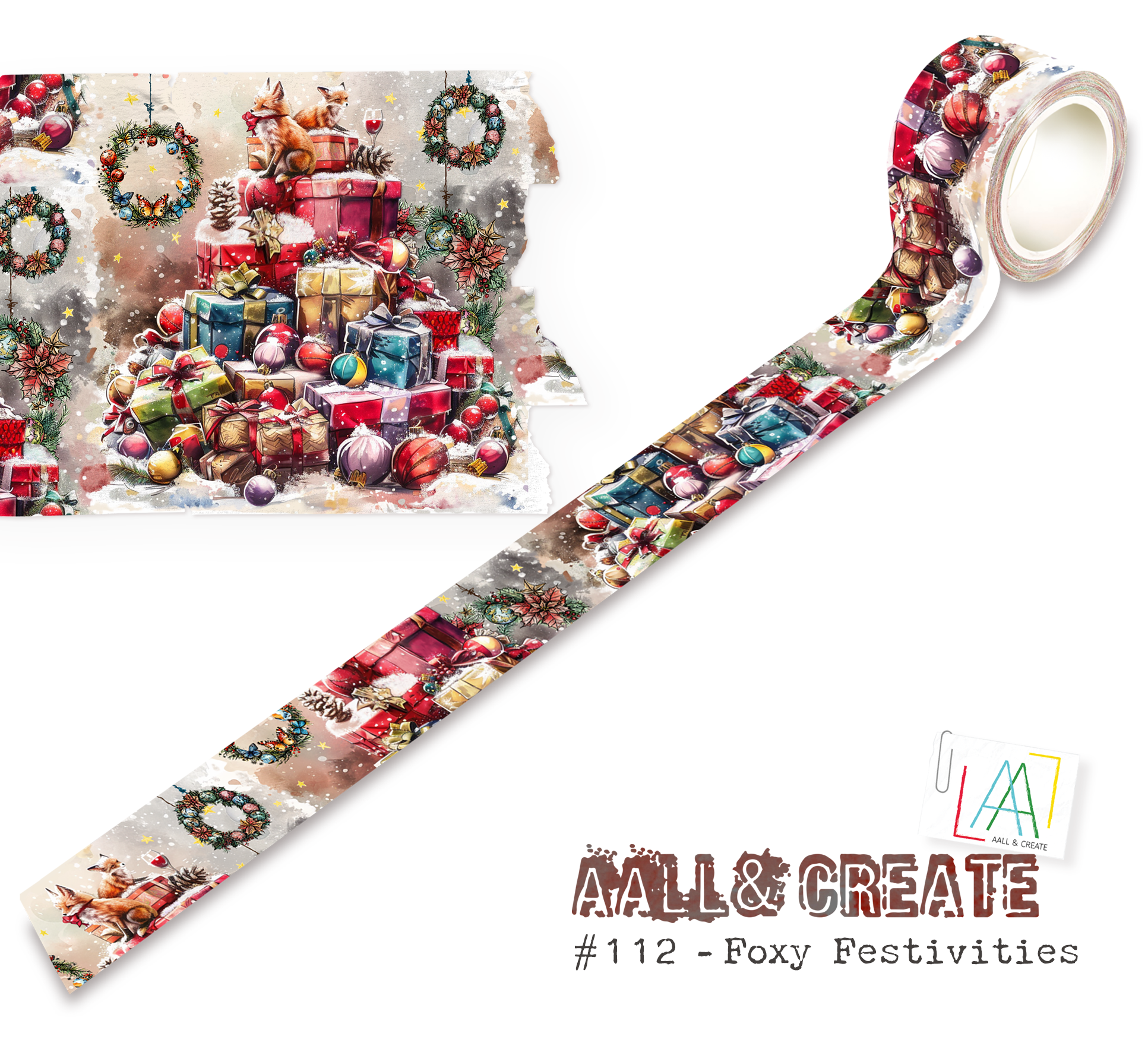 AALL and Create - Washi Tape - Foxy Festivities