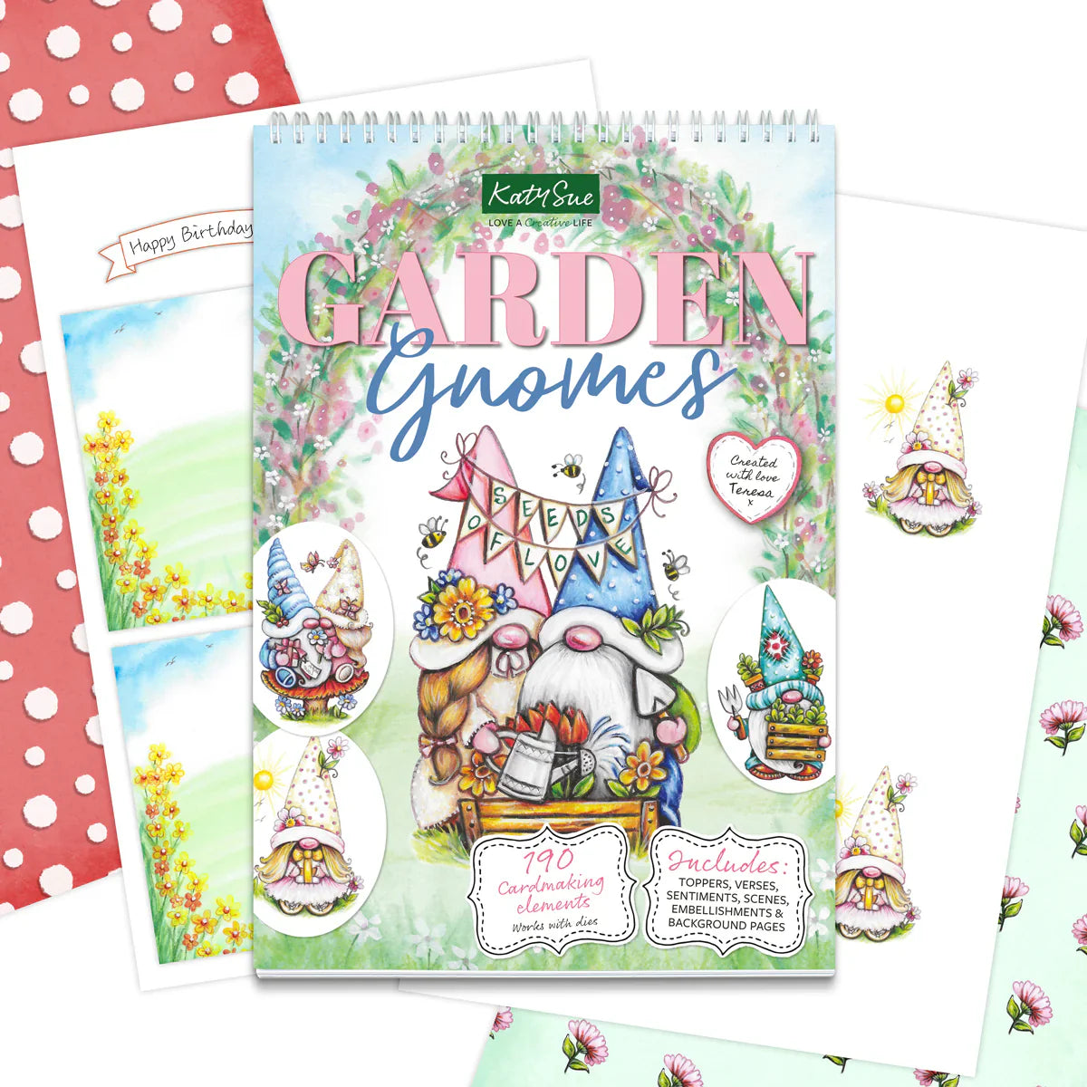 Garden Gnomes Paper Craft Pad