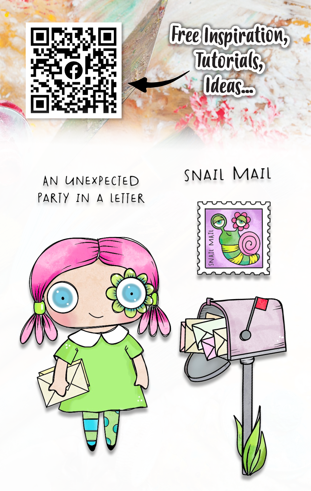 AALL and Create - A7 Stamp Set - Snail Mail