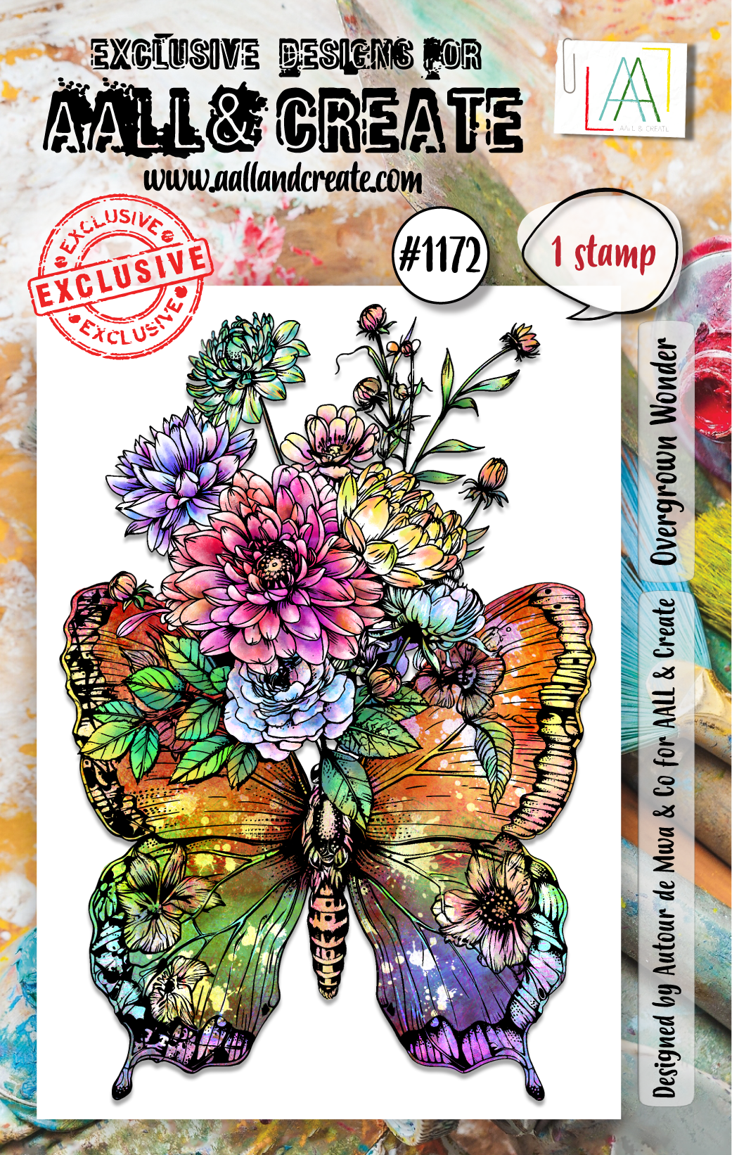 AALL and Create - A7 Stamp Set - Overgrown Wonder