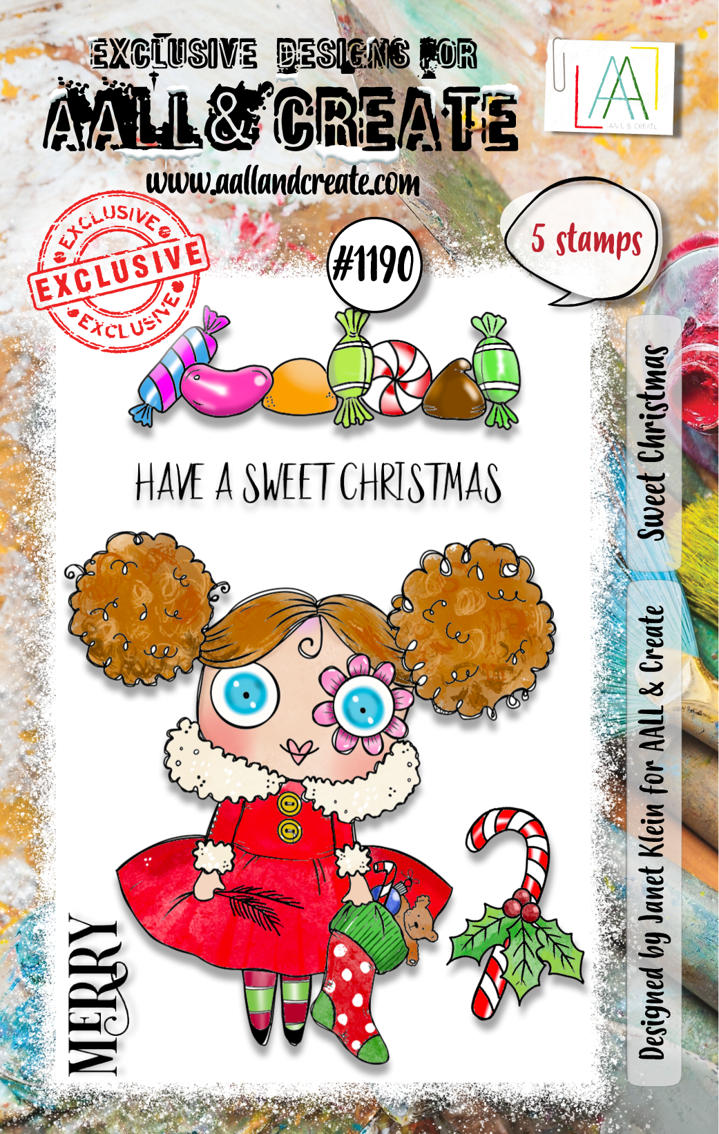 AALL and Create - A7 Stamp Set - Sweet Christmas