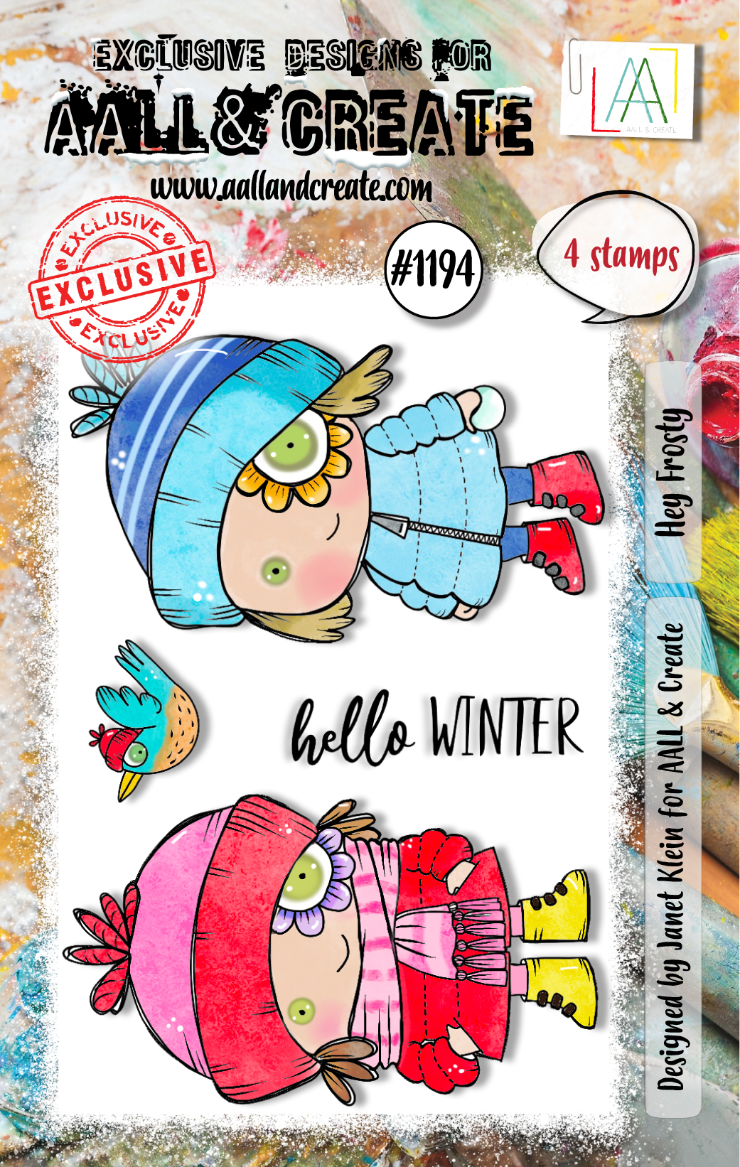 AALL and Create - A7 Stamp Set - Hey Frosty