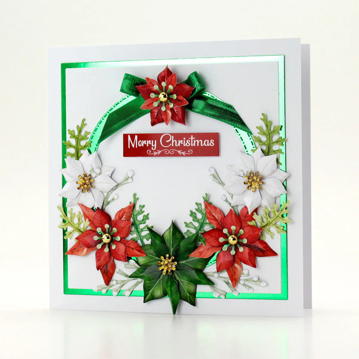 Traditional Christmas, Die Cut Flowers & Leaves, 12 sheets