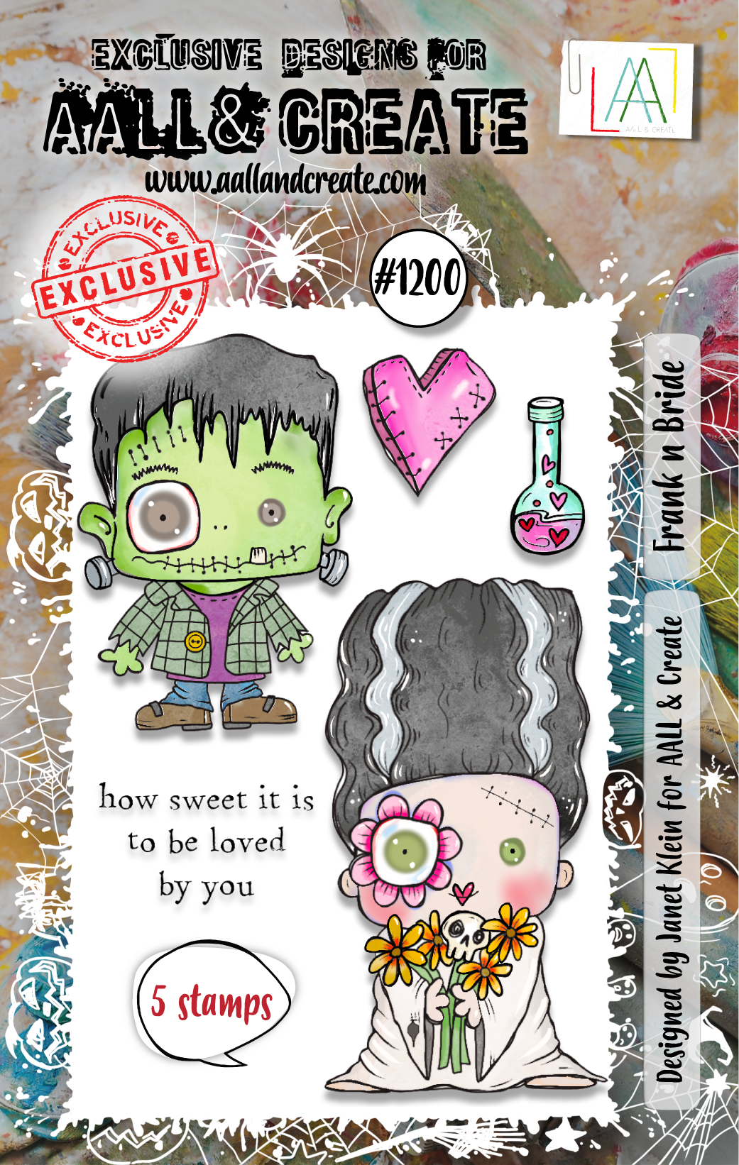 AALL and Create - A7 Stamp Set - Frank n Bride