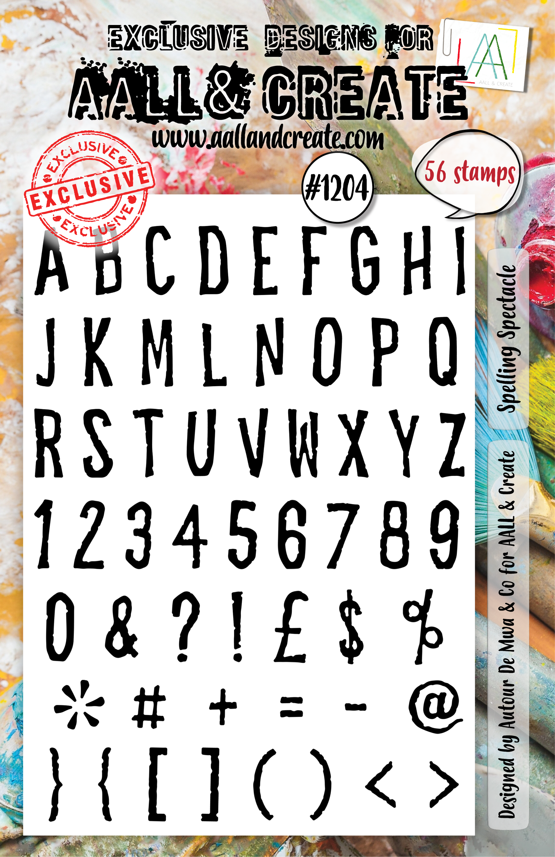 AALL and Create - A5 Stamp Set - Spelling Spectacle