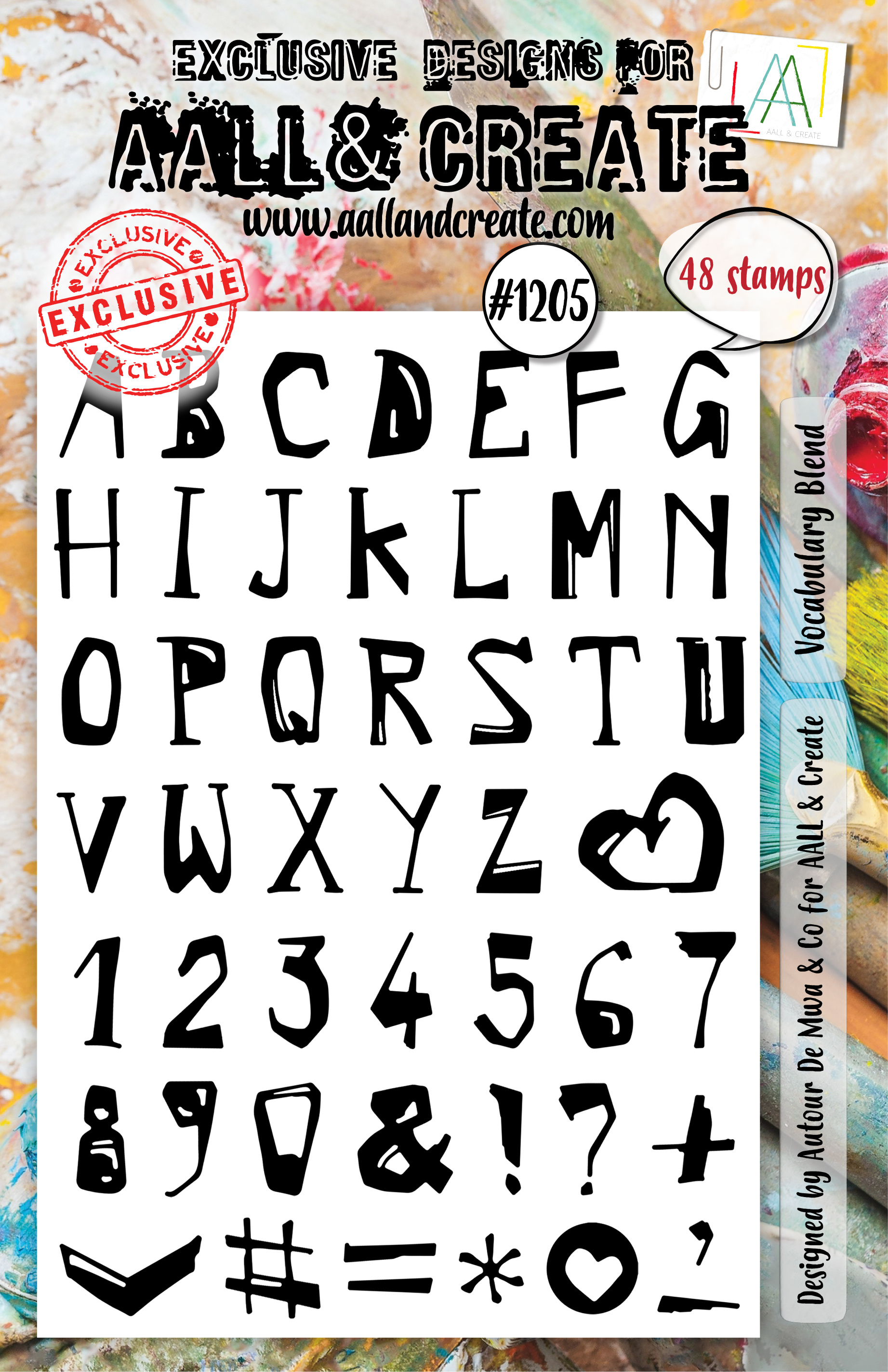 AALL and Create - A5 Stamp Set - Vocabulary Blend
