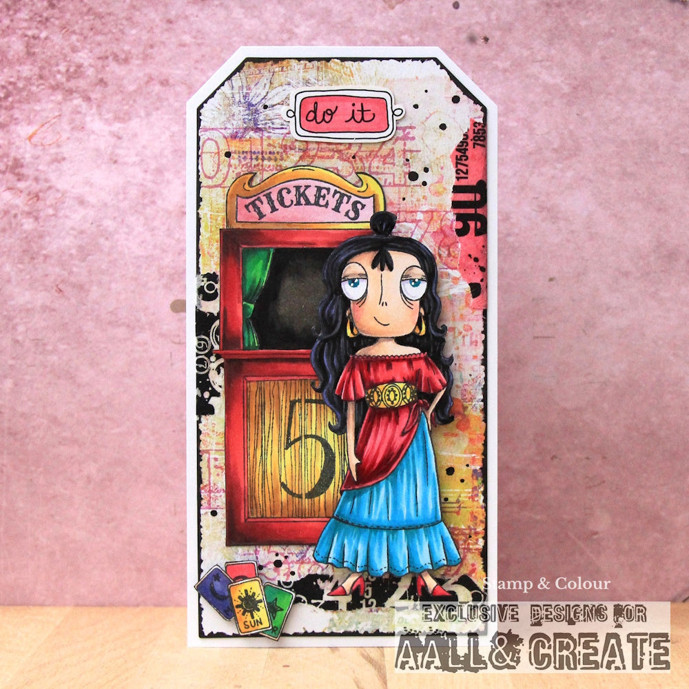 AALL and Create - A6 Stamp Set - Fortuneteller Dee