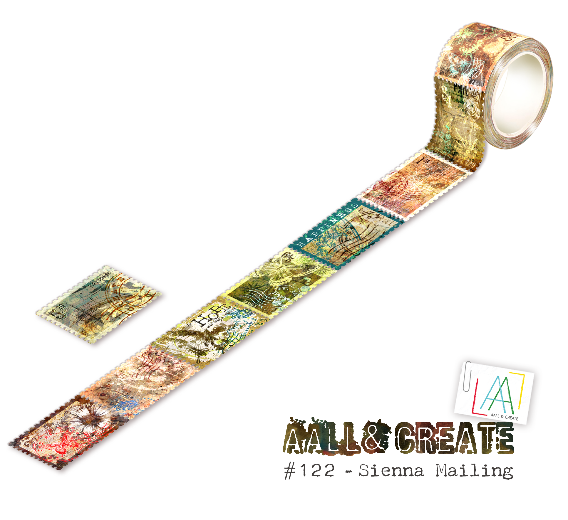 AALL and Create - Washi Tape 25mmx5m - Sienna Mailing