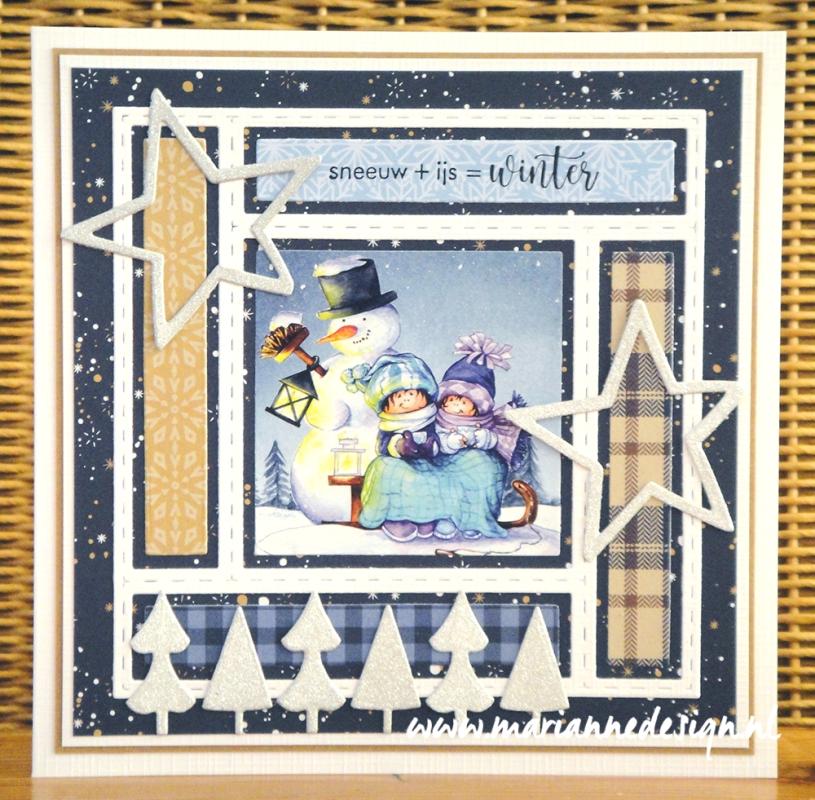 Marianne Design A4 Paper Pad - Winter Hygge