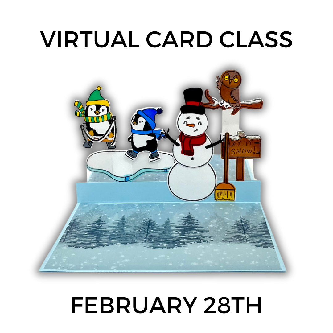 Snow Day Card Class - Online