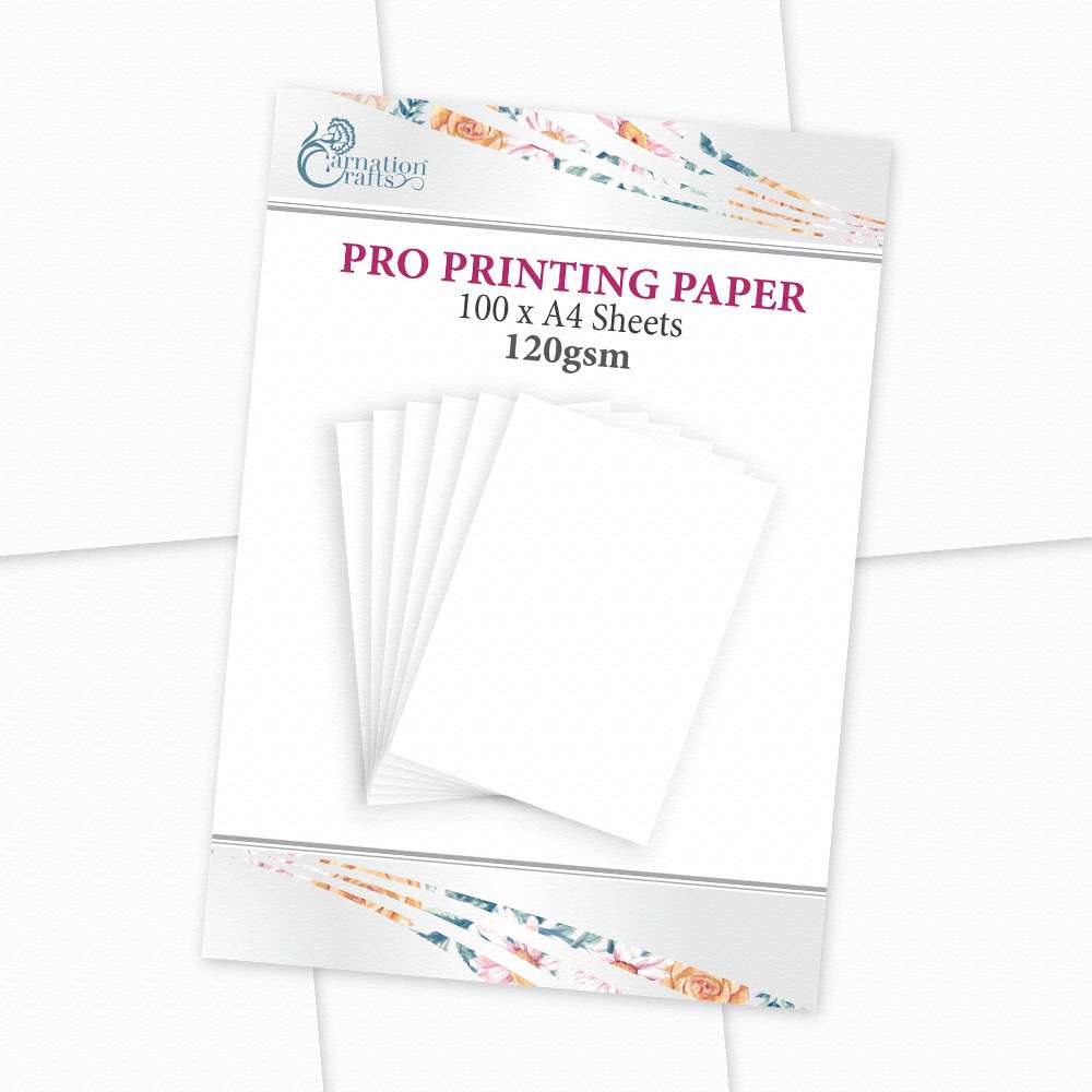 Carnation Crafts Pro Printing Paper 120gm (100 A4 sheets)