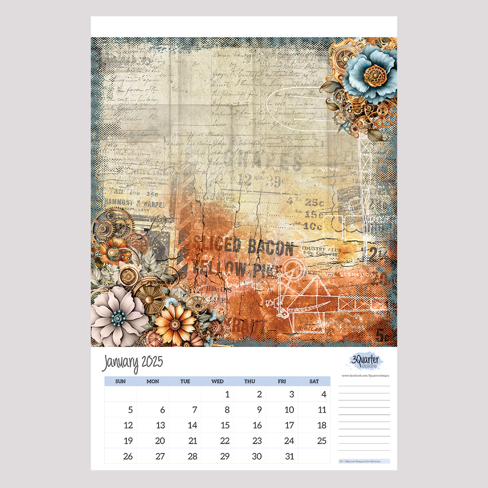 3Quarter Designs - 12 Months Of Crafting Calendar 2025