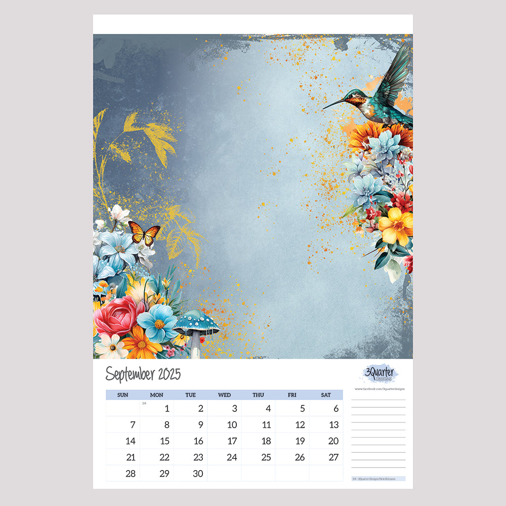 3Quarter Designs - 12 Months Of Crafting Calendar 2025