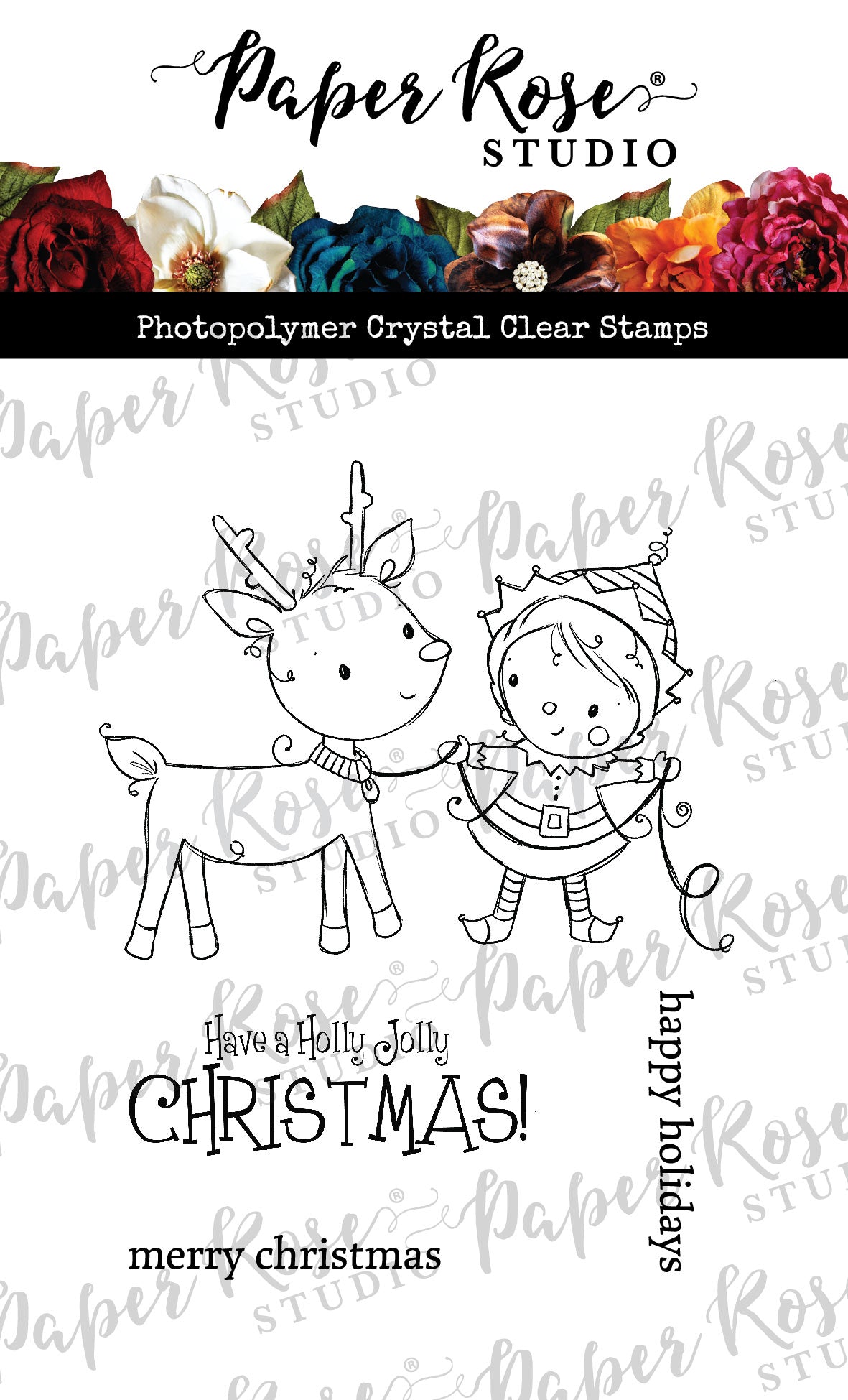 Holly Jolly Elf Clear Stamp 32664