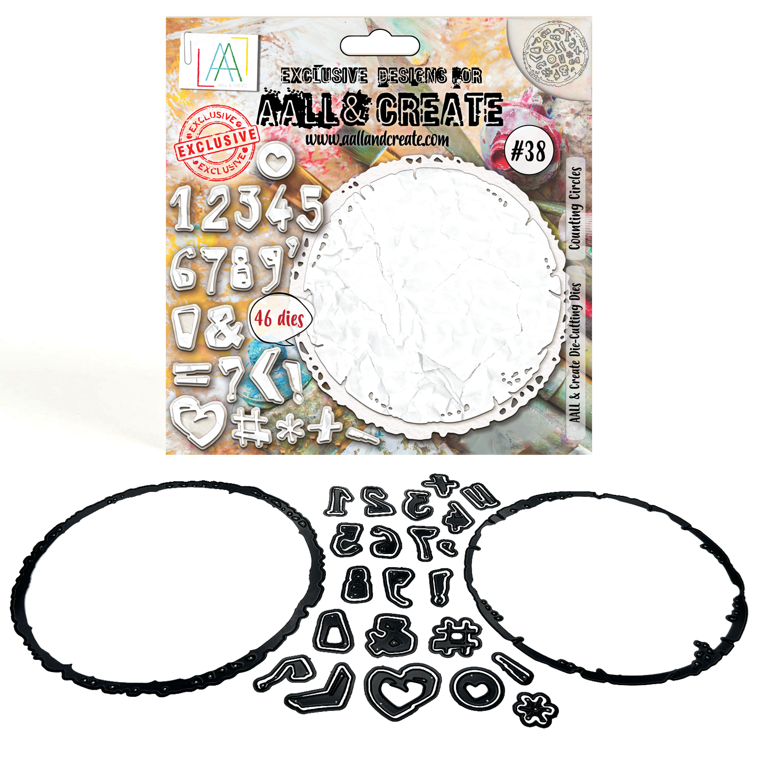 AALL and Create - Die-Cutting Die Set - Counting Circles