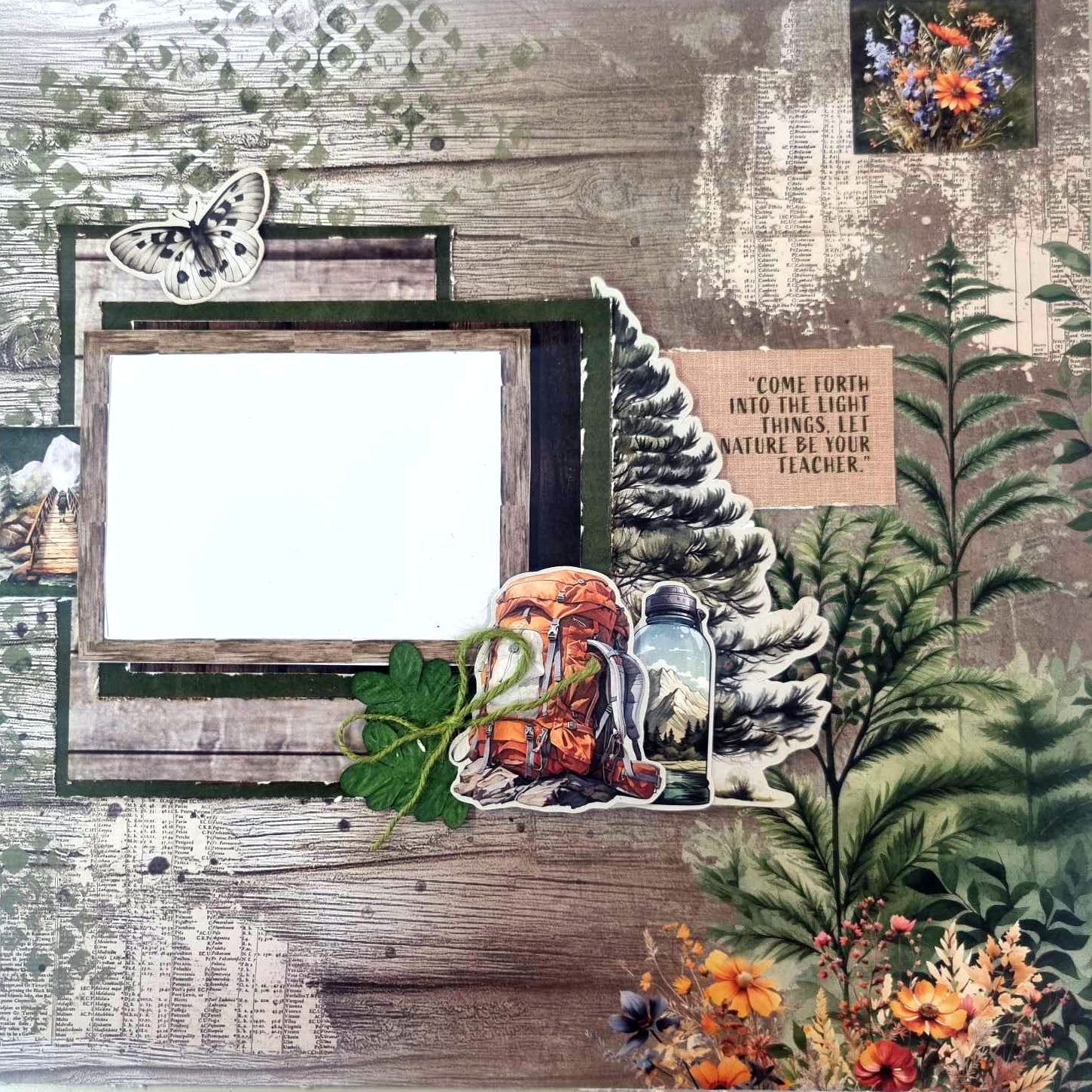 3Quarter Designs Idyllic Woods 12x12 Scrapbook Collection