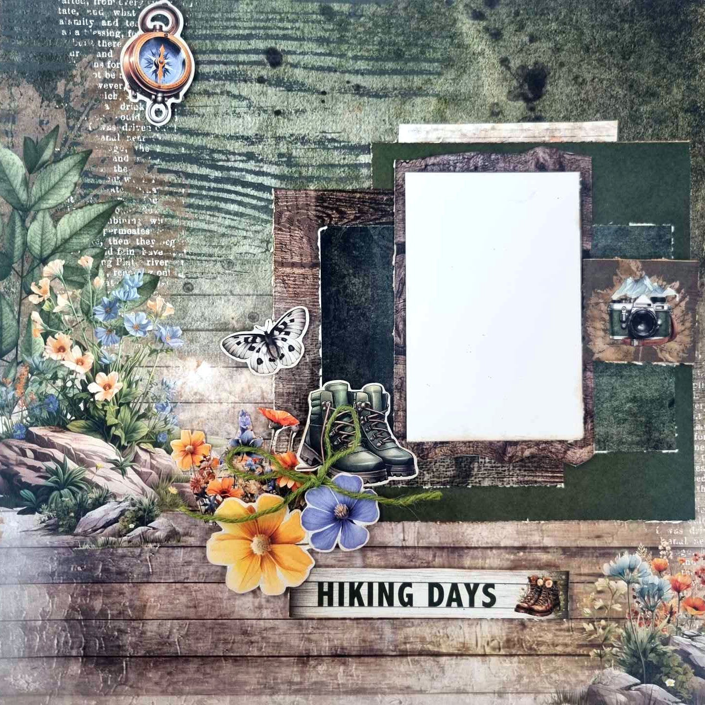 3Quarter Designs Idyllic Woods 12x12 Scrapbook Collection