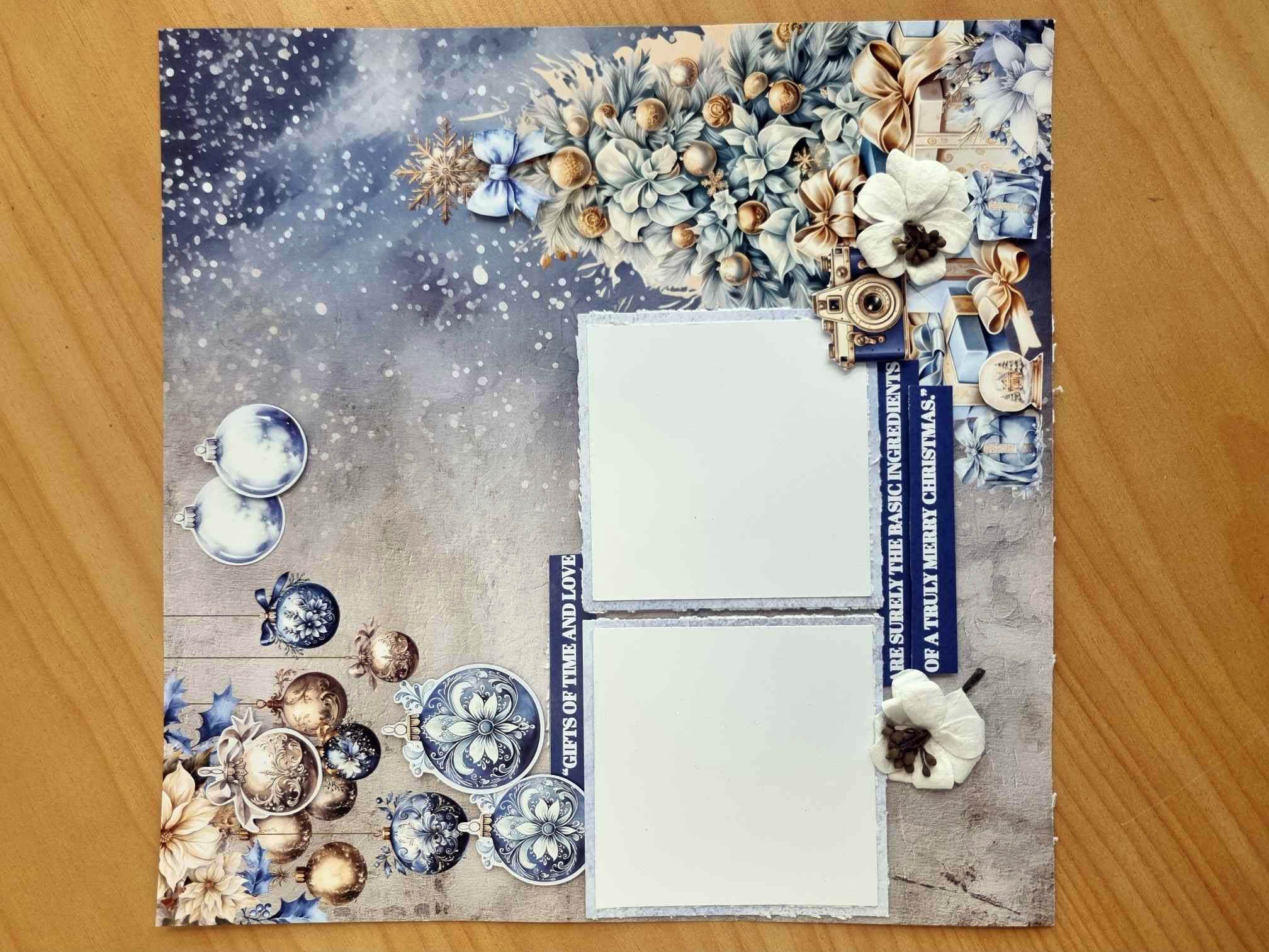 3Quarter Designs Snowflake Season 12x12 Design Paper & Diecuts Set