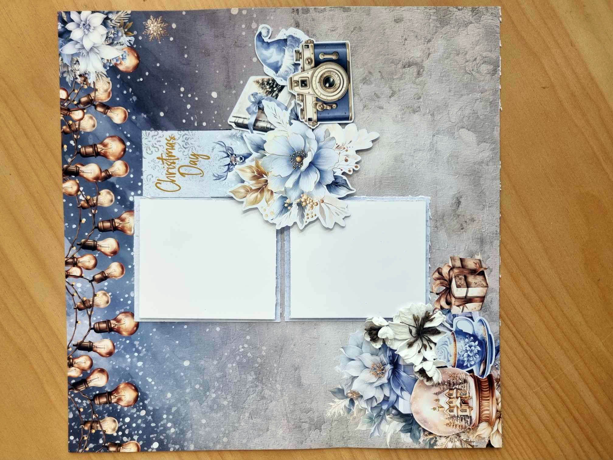 3Quarter Designs Snowflake Season 12x12 Design Paper & Diecuts Set