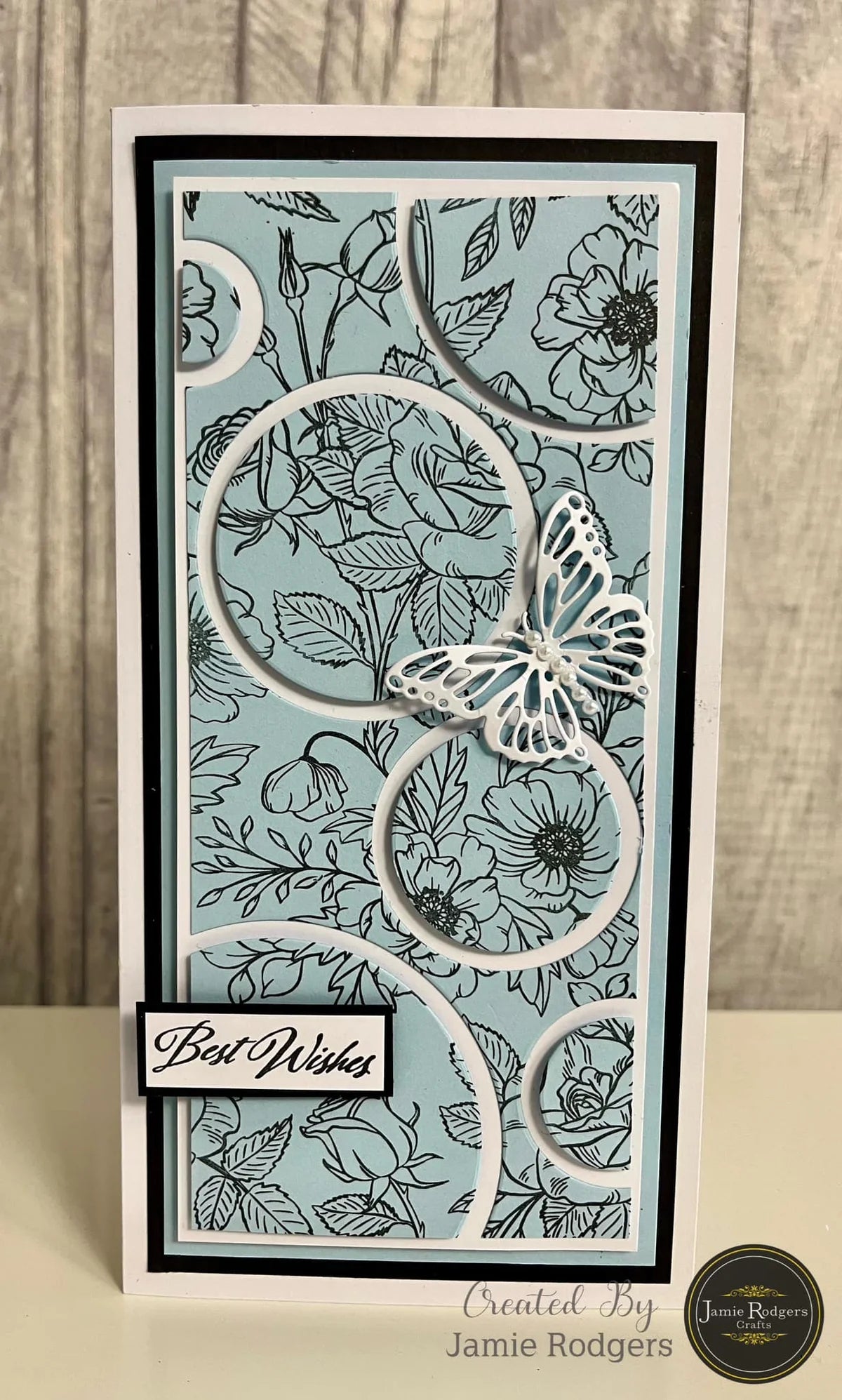 Jamie Rodgers Crafts - Floral Melody DL Clear Stamp Set