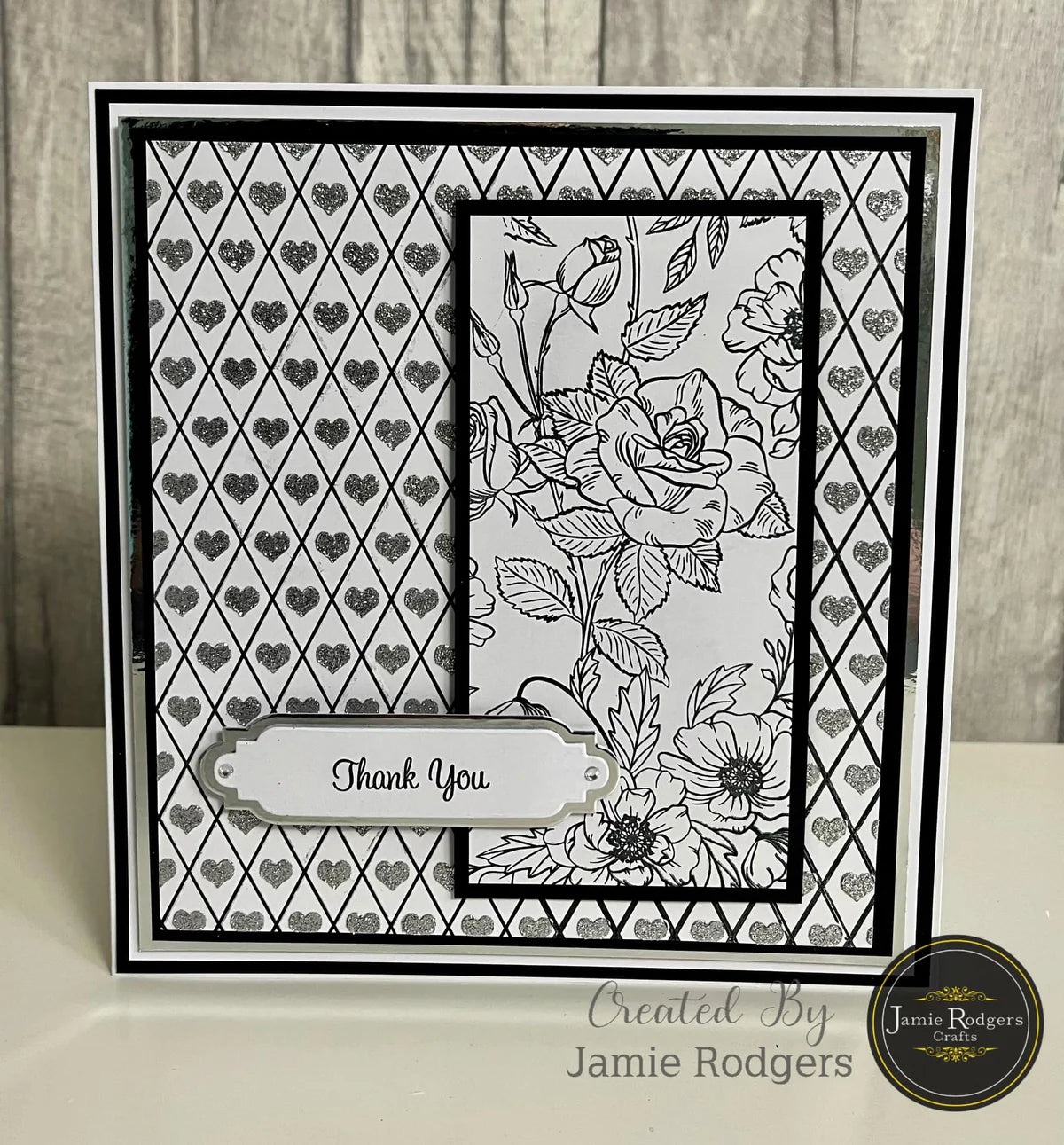 Jamie Rodgers Crafts - Lattice Elegance DL Clear Stamp Set