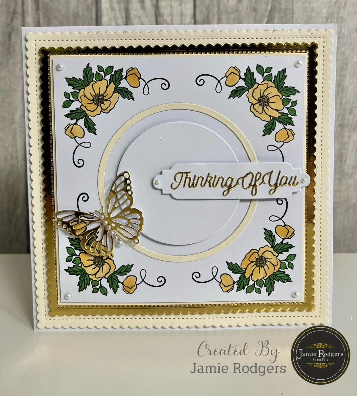 Jamie Rodgers Crafts - Thinking of You Sentiment Die Set