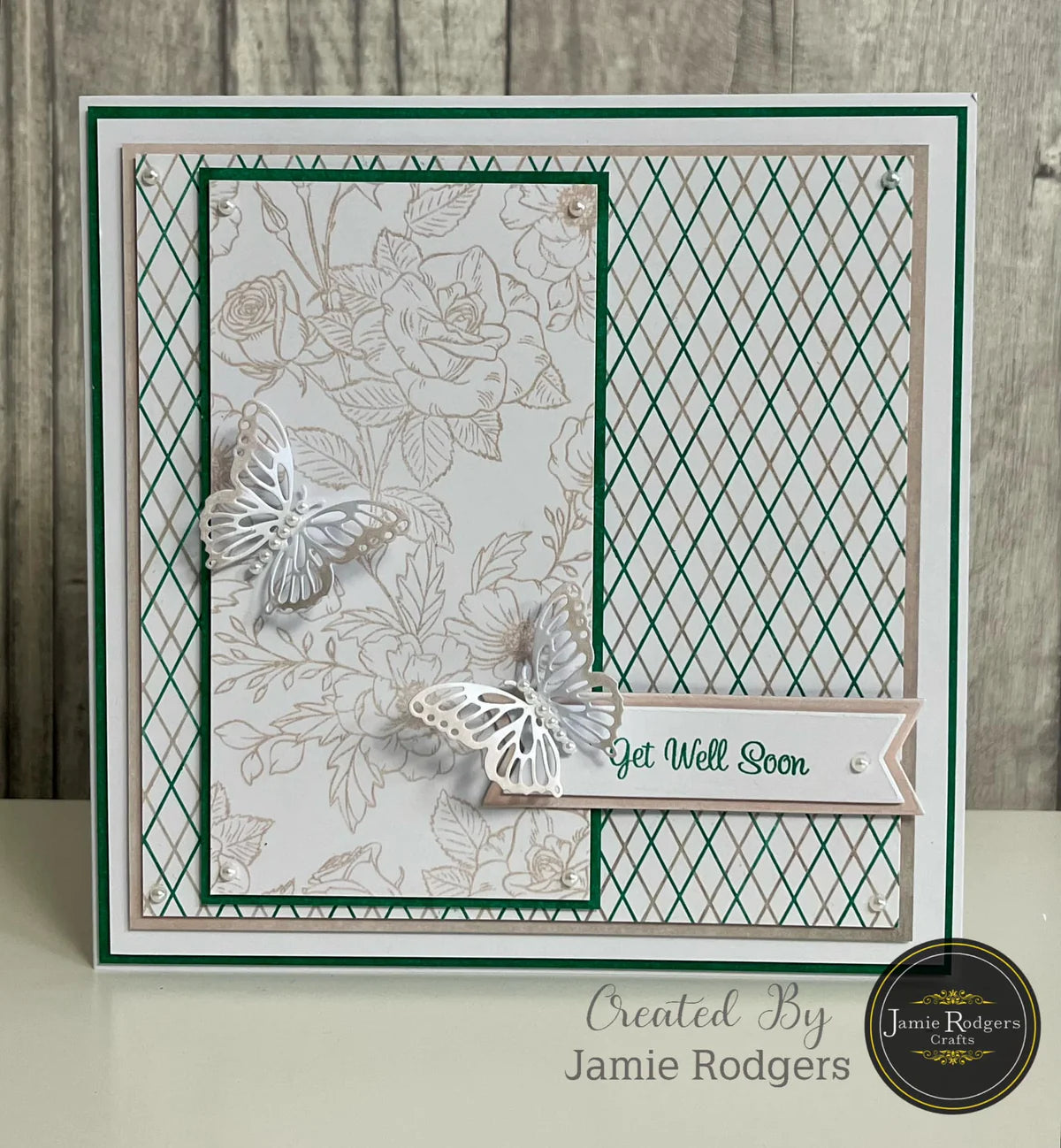 Jamie Rodgers Crafts - Floral Melody DL Clear Stamp Set