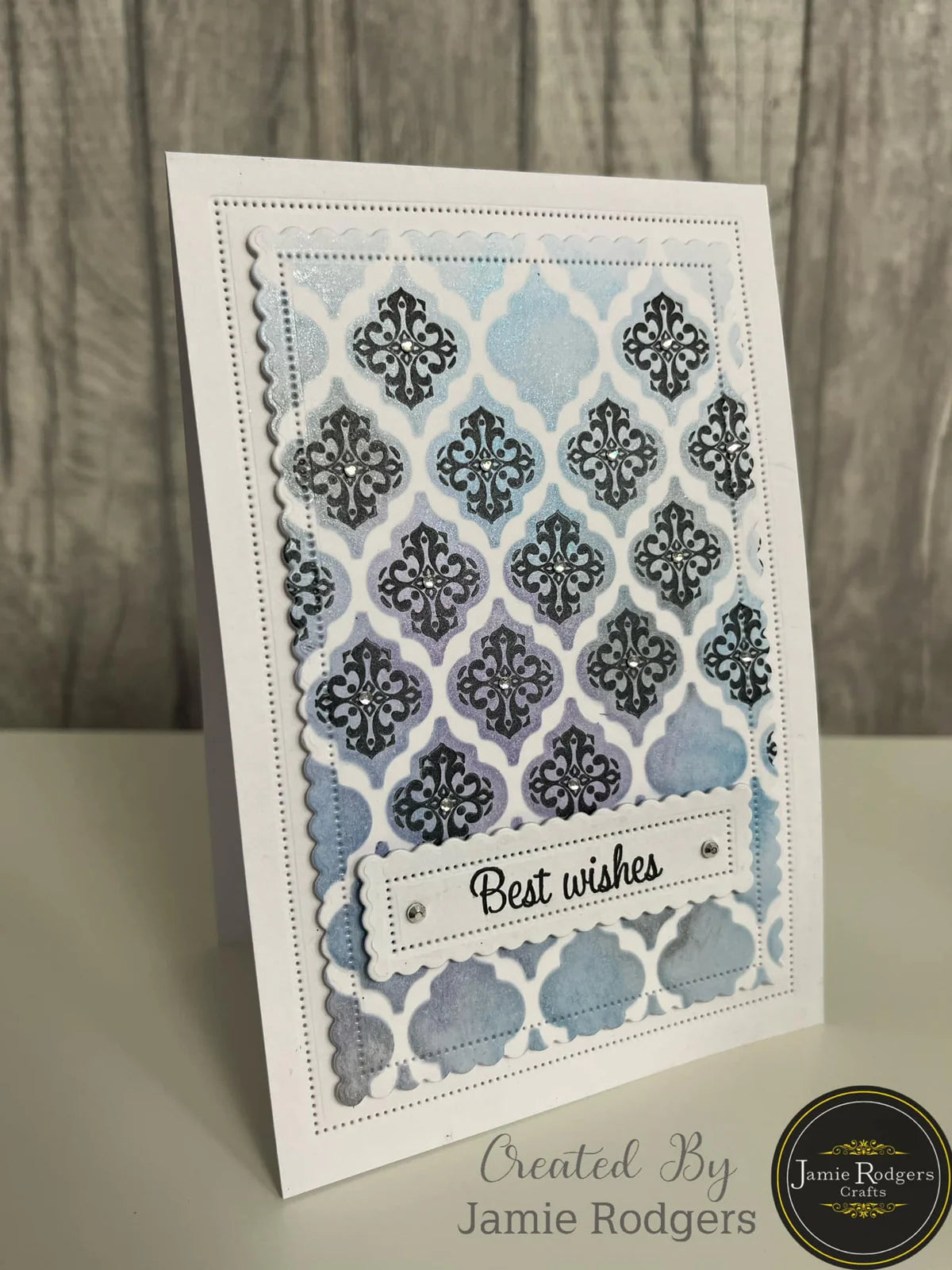 Jamie Rodgers Crafts - Ornate Patterns DL Clear Stamp Set