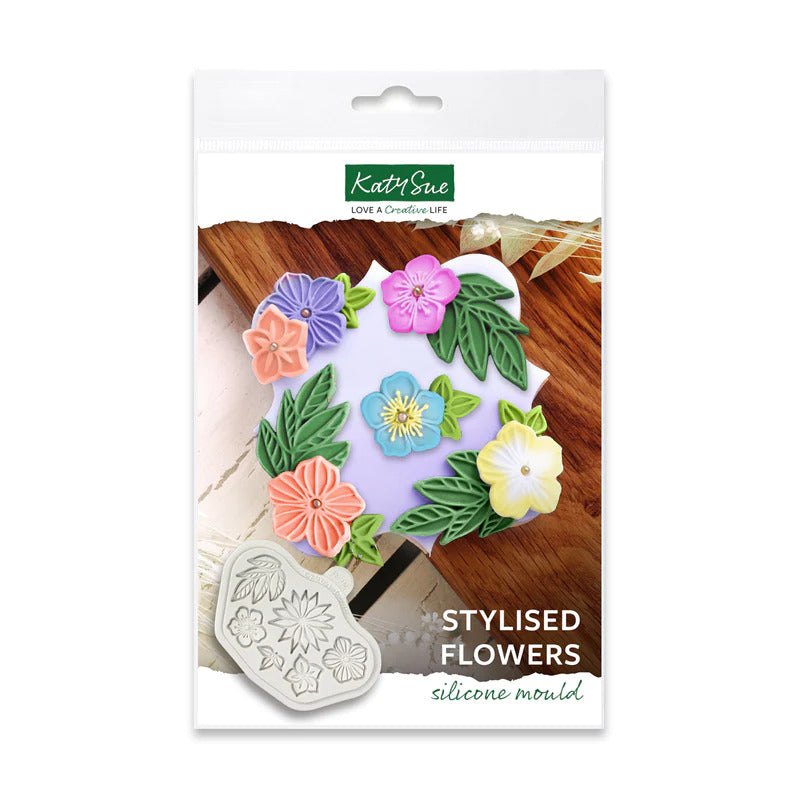 Stylised Flowers Silicone Mould