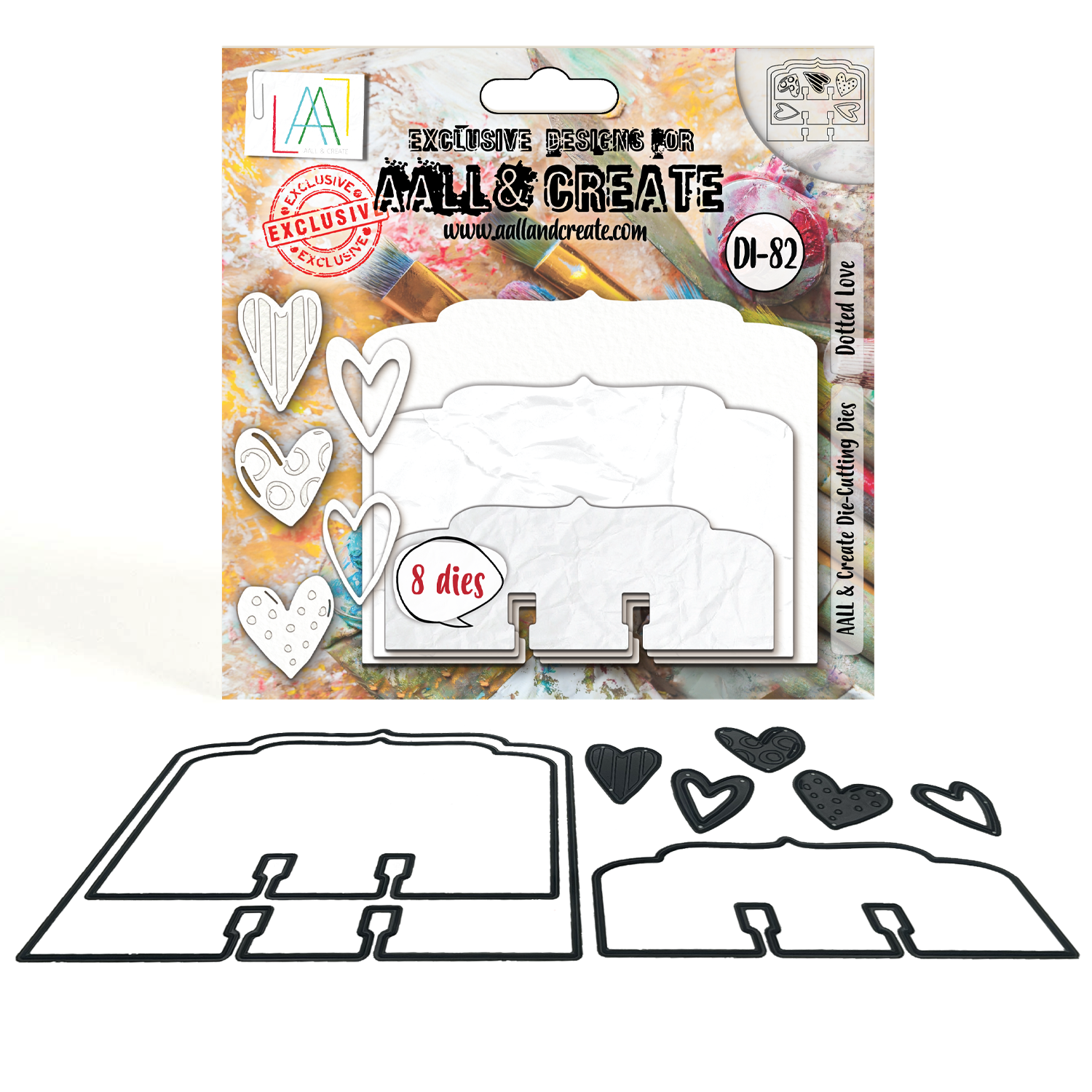 AALL and Create - Die-Cutting Die Set - Dotted Love