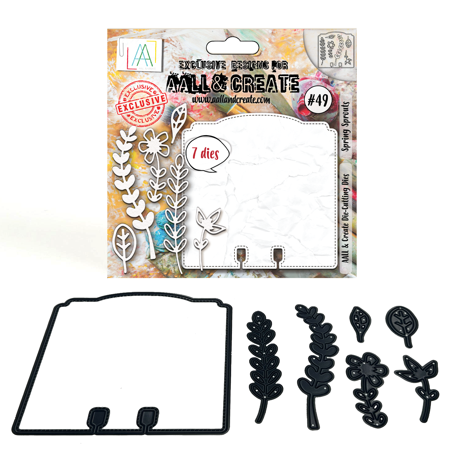 AALL and Create - Die-Cutting Die Set - Spring Sprouts