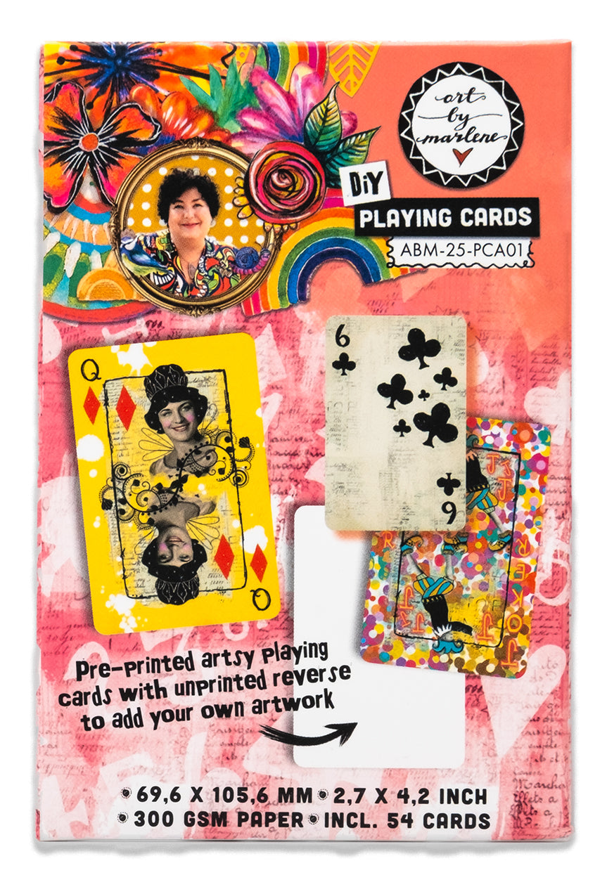 ABM DIY Playing Cards Art By Marlene 1 PC