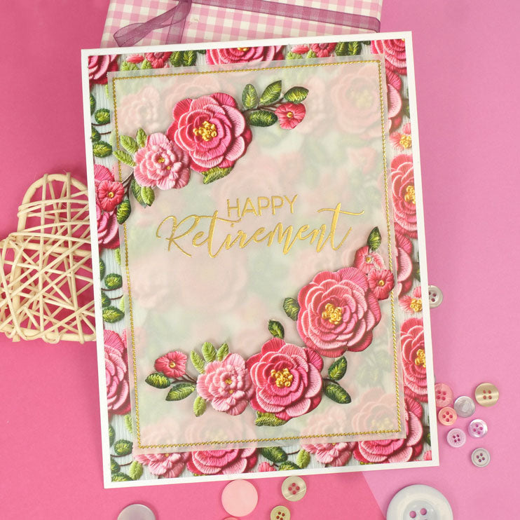 Adorable Scorable Designer Card Packs - Embroidered Blossoms