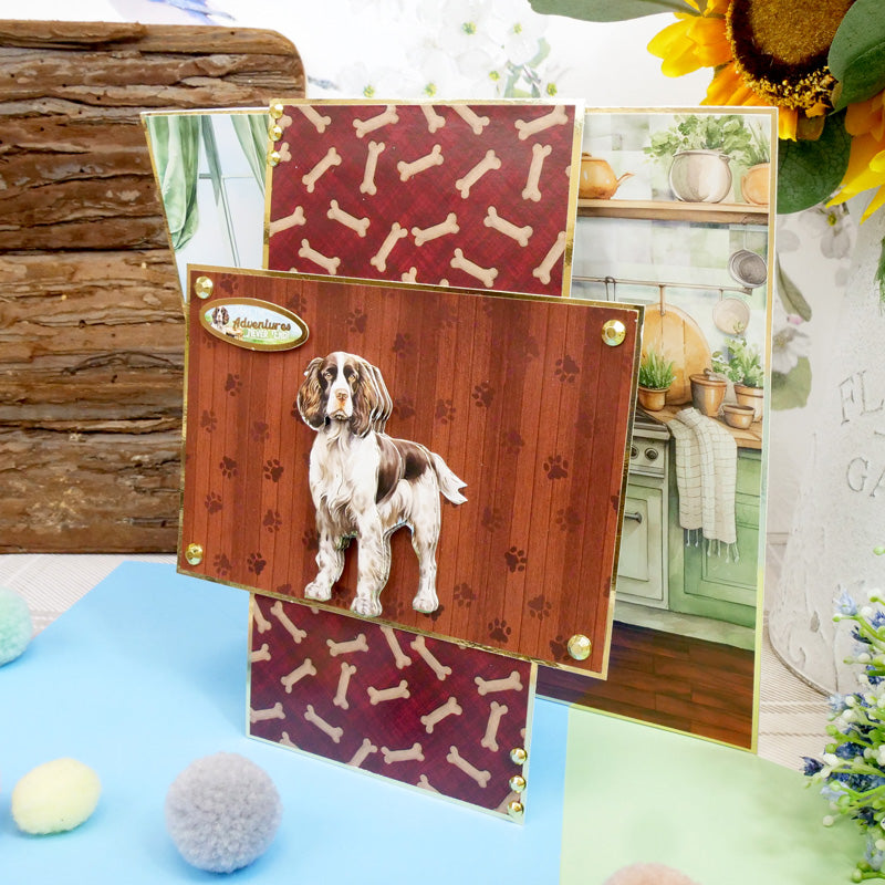 Brilliant Backgrounds - Dog Tales 8"x8" Paper Pad