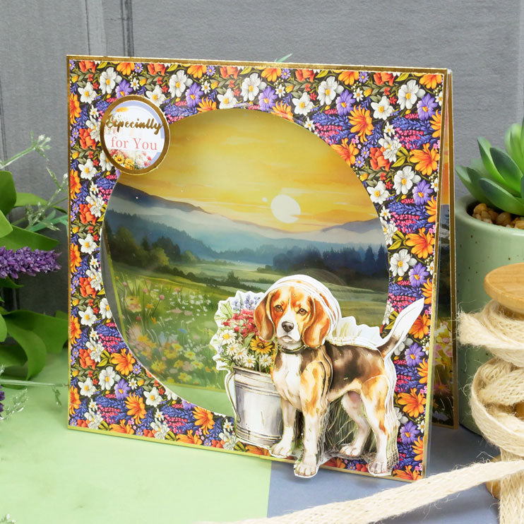 Brilliant Backgrounds - Dog Tales 8"x8" Paper Pad