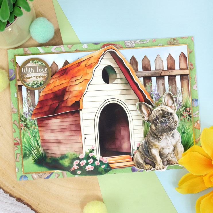 Brilliant Backgrounds - Dog Tales 8"x8" Paper Pad