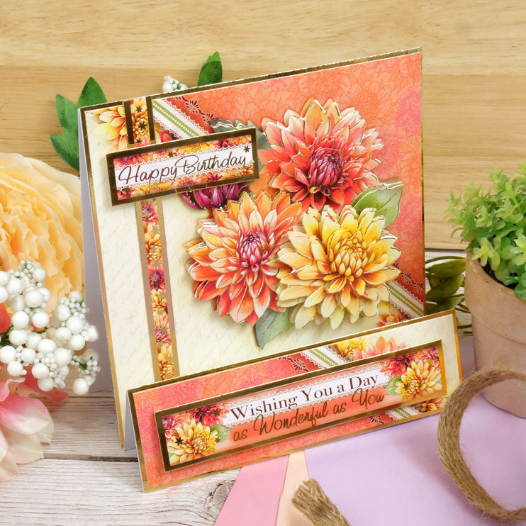 In Full Bloom Deco-Large Set - Delightful Dahlias