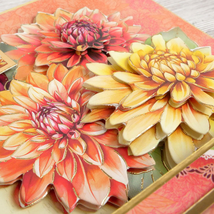 In Full Bloom Deco-Large Set - Delightful Dahlias