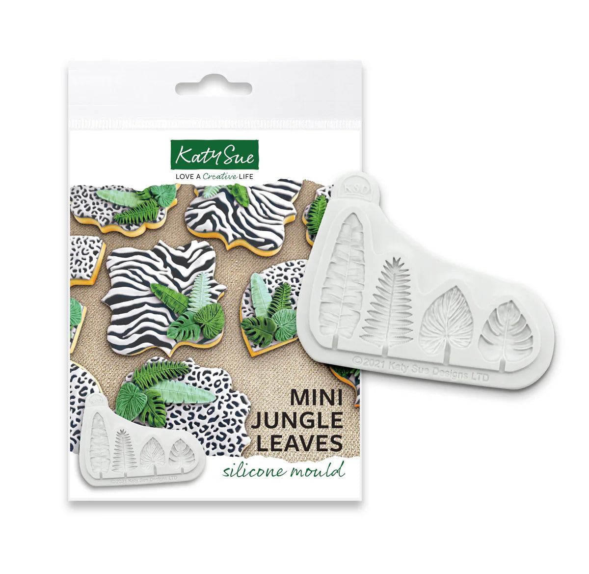 Safari Animals Moulds Bundle with FREE Mini Jungle Leaves